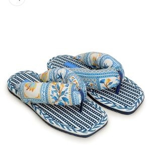 Farm Rio New Navy Puffy Flip Flop